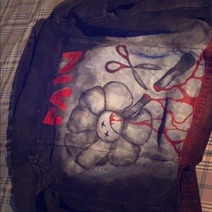 Custom packing jean jacket